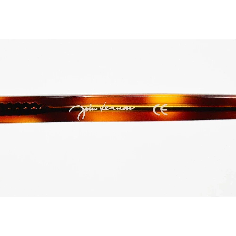 John Lennon Eyeglasses Men Brown Tortoise Clubmaster JL 14BF DA 50-18-145